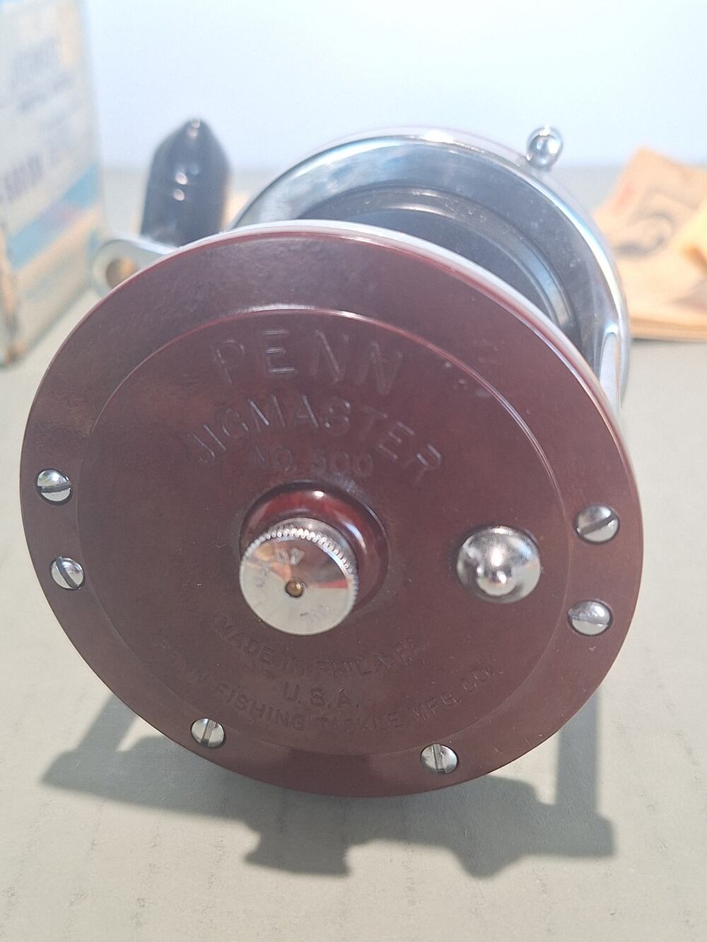 Penn Jigmaster 500SM Fishing Reel Metal Spool NOS CIB w/ Box Papers USA- LOOK!